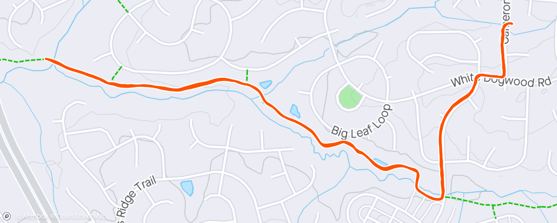 Map of the activity, PT Intervals