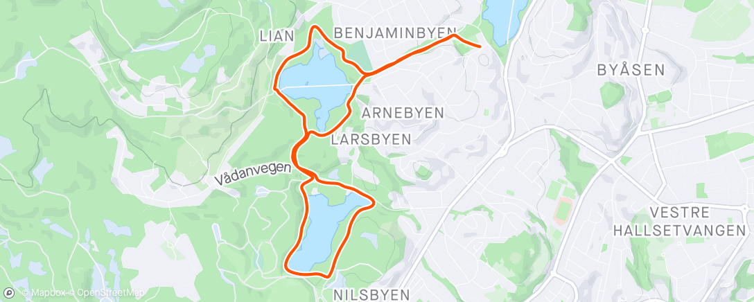 Map of the activity, Loffing i bakgården
