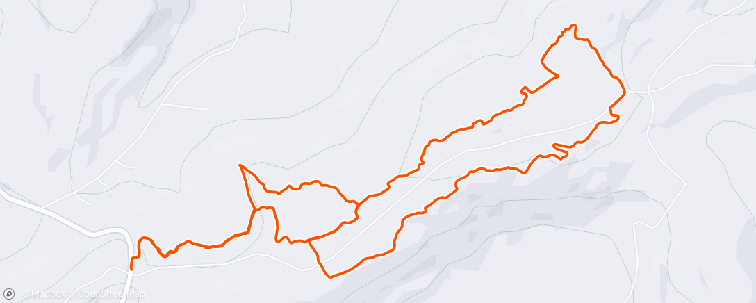 Map of the activity, Afternoon Mountain Bike Ride