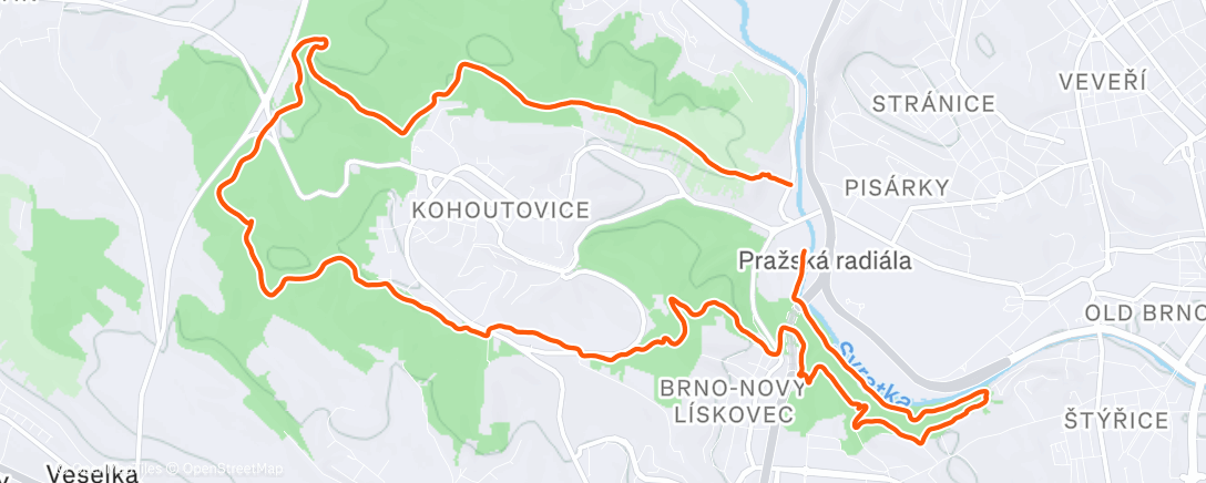 Map of the activity, Betelný Bergl Brno 2025 2/5