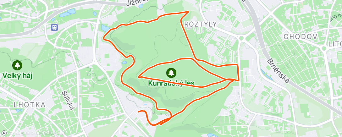 Map of the activity, Klus