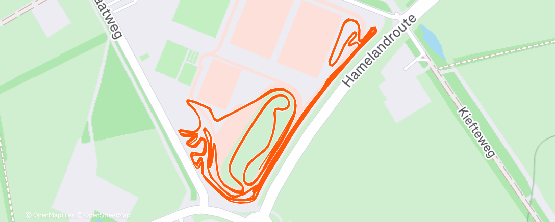 Map of the activity, Gow Aalten P2