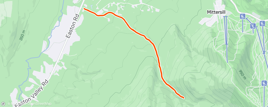 Map of the activity, Coppermine Falls