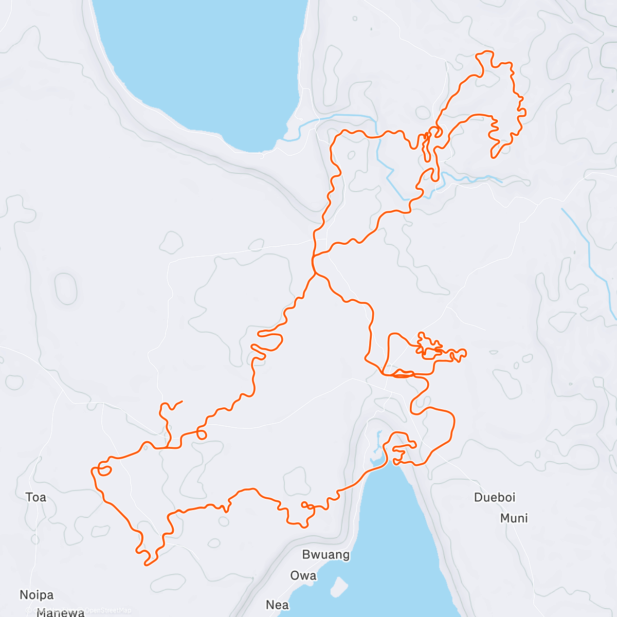 Map of the activity, Stage 1 - Tour de Zwift on Shisa Shakedown in Makuri Islands