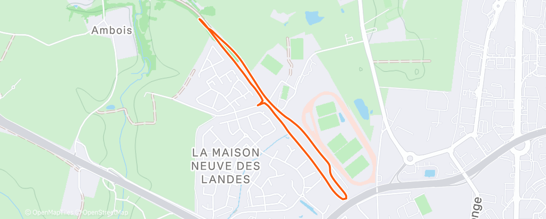 Карта физической активности (Afternoon Run)