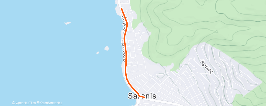 Map of the activity, M30b - EZ Run