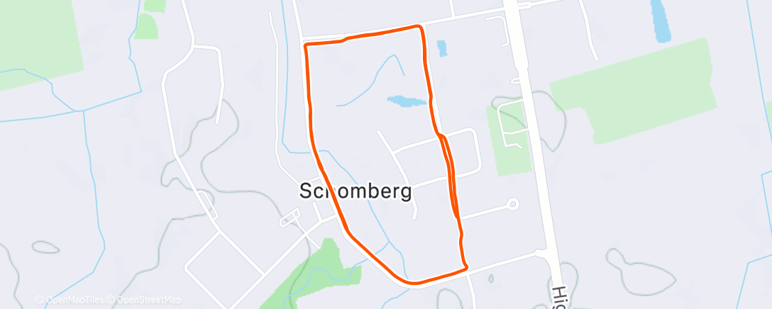 Map of the activity, Schomberg