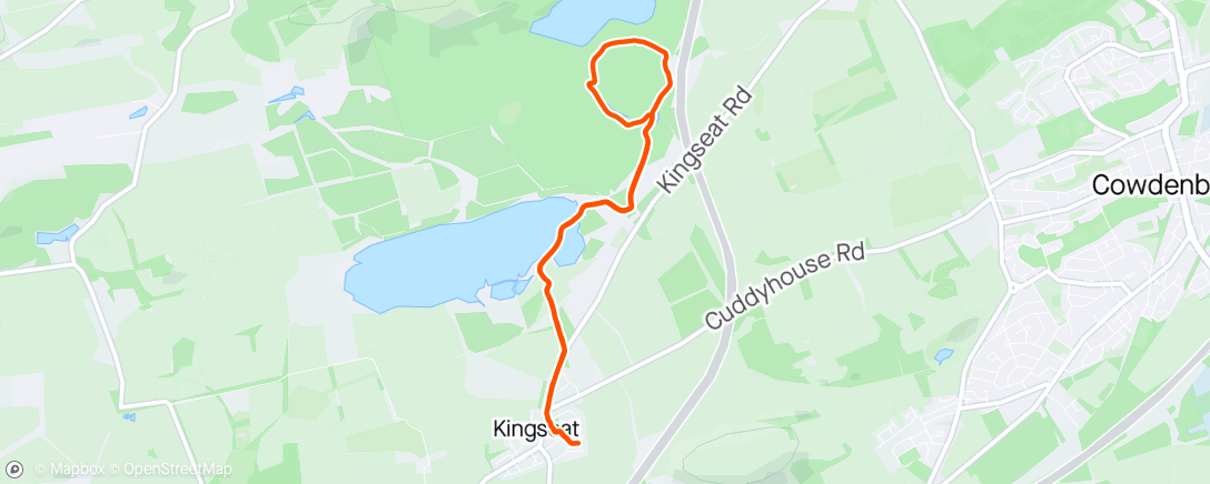 Map of the activity, Afternoon Run/walk when the dug can’t be f@@@ed running😂