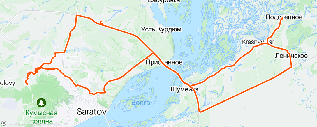 Mapa da atividade, Встречный ветер достал