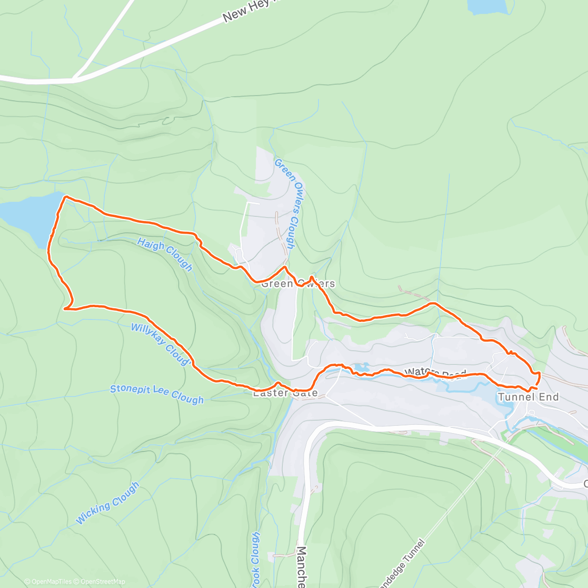 Map of the activity, Christmas Day walk 🥰