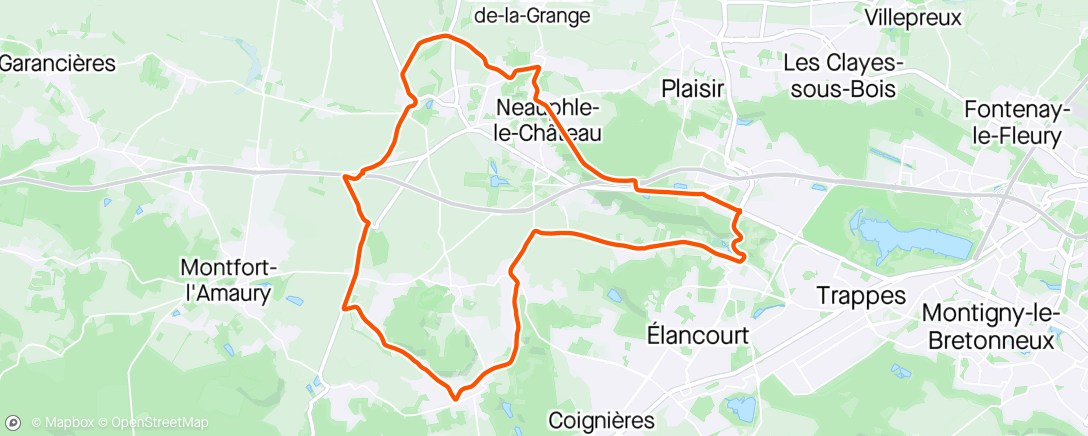 Map of the activity, Lunch break 🚴🏻‍♂️