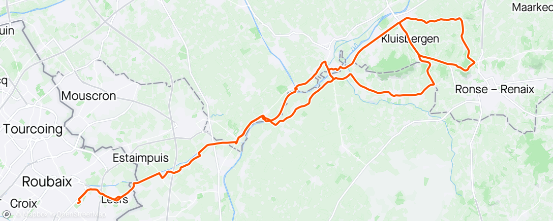Map of the activity, Giro di Hotondberg avec Max
