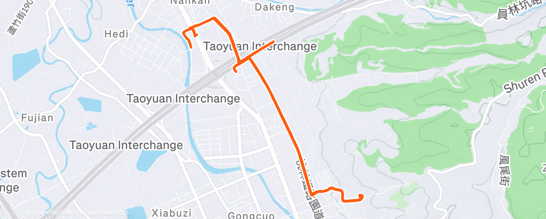 Map of the activity, Monday, gloomy, windy, 🌧️🌧️🌧️