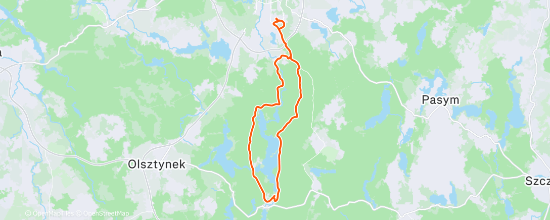 Map of the activity, Morning Gravel Ride