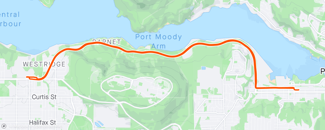 Map of the activity, West-windy Barmet-noodle