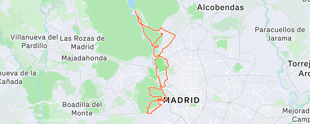 Map of the activity, Paseo post 🦠