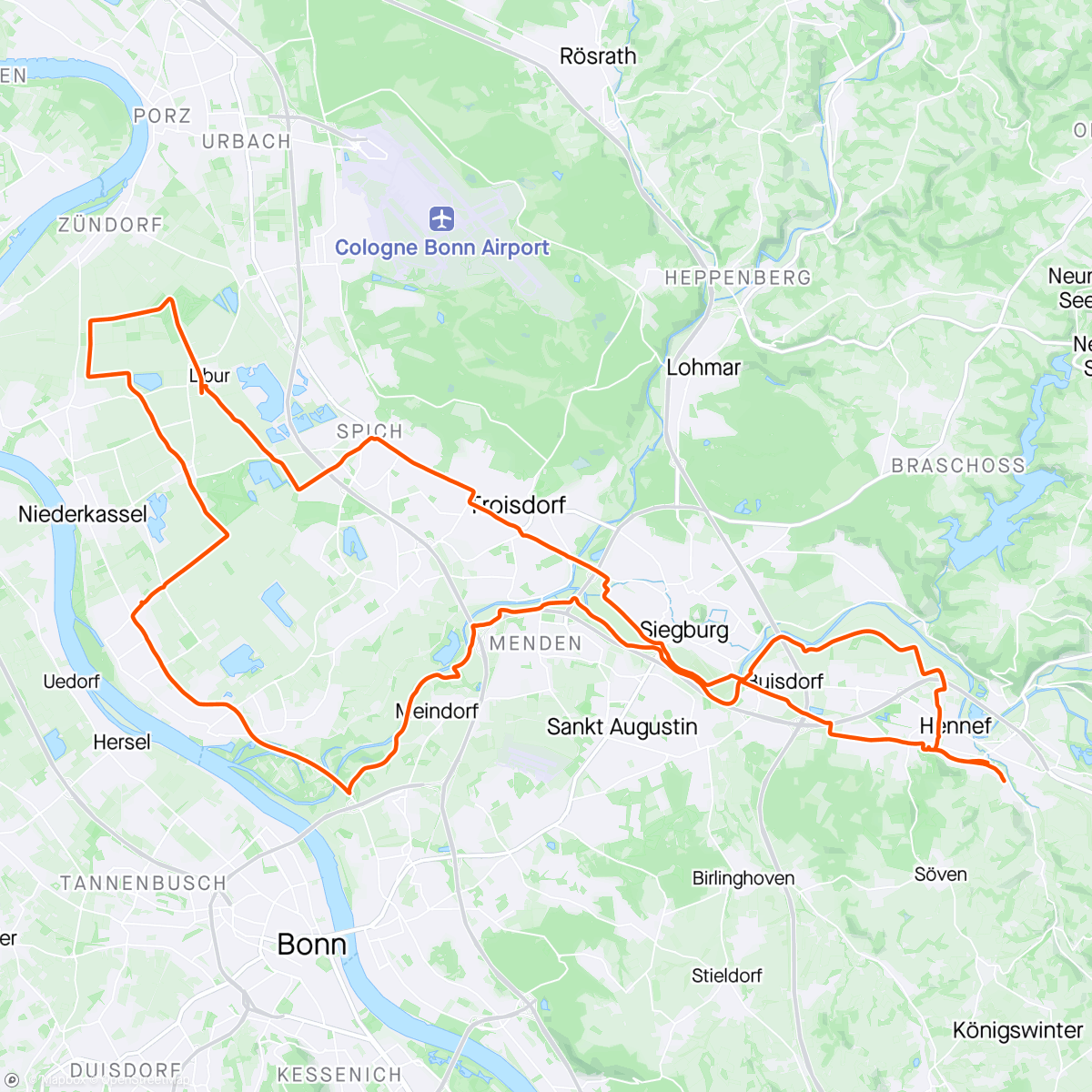 Map of the activity, "Bettina sagt ja" - Tour