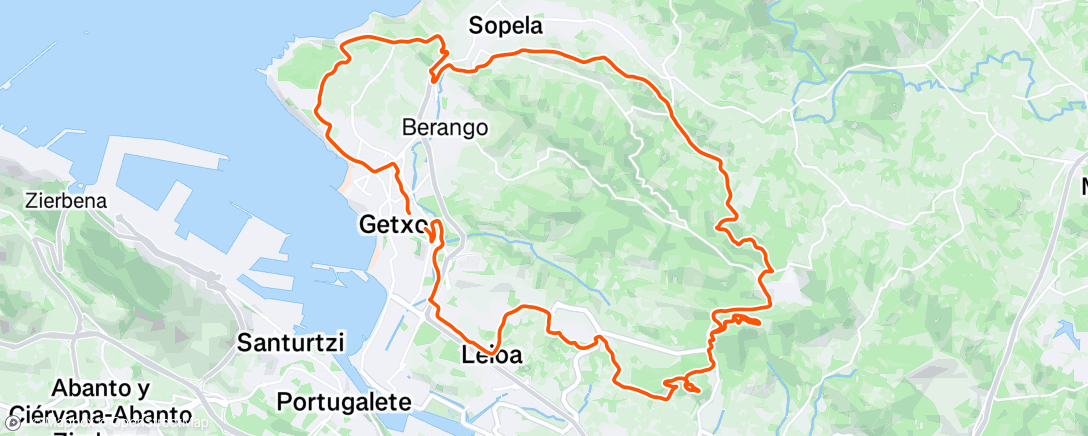 Map of the activity, Morning Ride