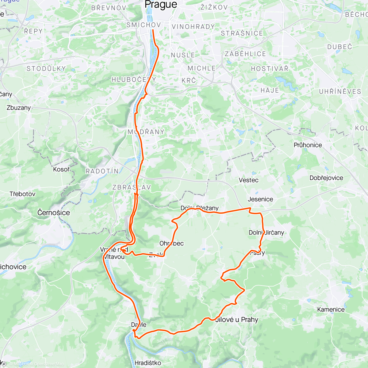 Map of the activity, S hodinkářema