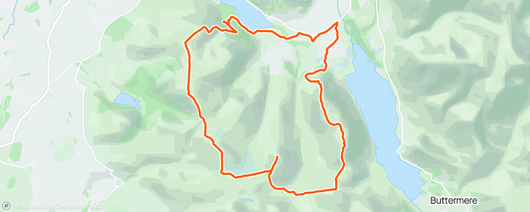 Map of the activity, The Loweswater Fells - 5 Wainwrights