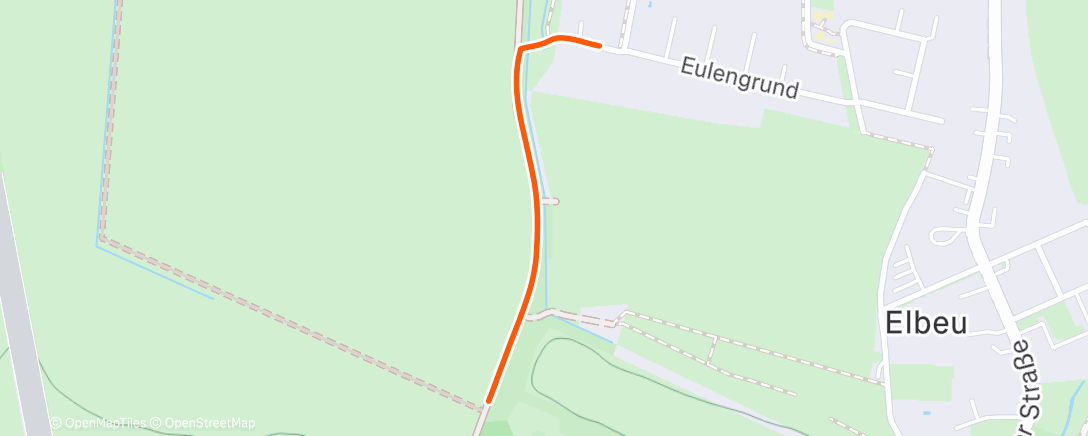 Map of the activity, Afternoon Walk