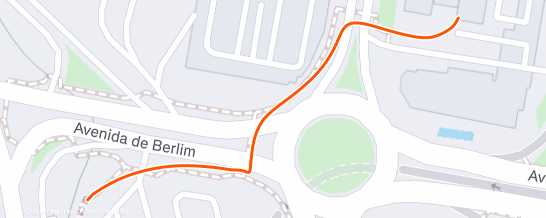 Mapa de la actividad, Lunch Run