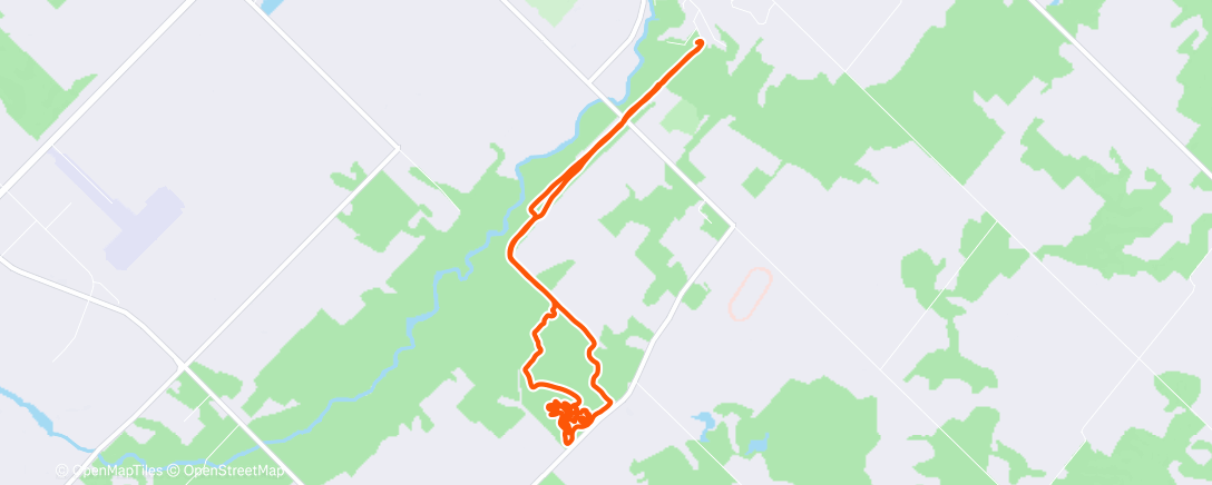 Map of the activity, 3: esker