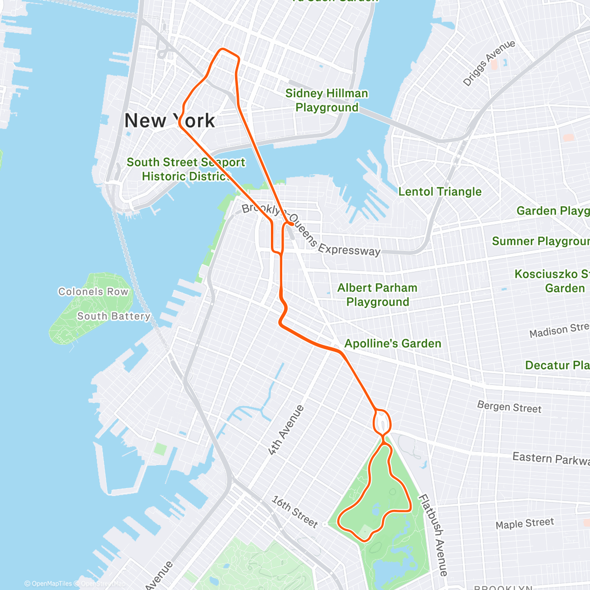 Map of the activity, Afternoon Ride on Zwift