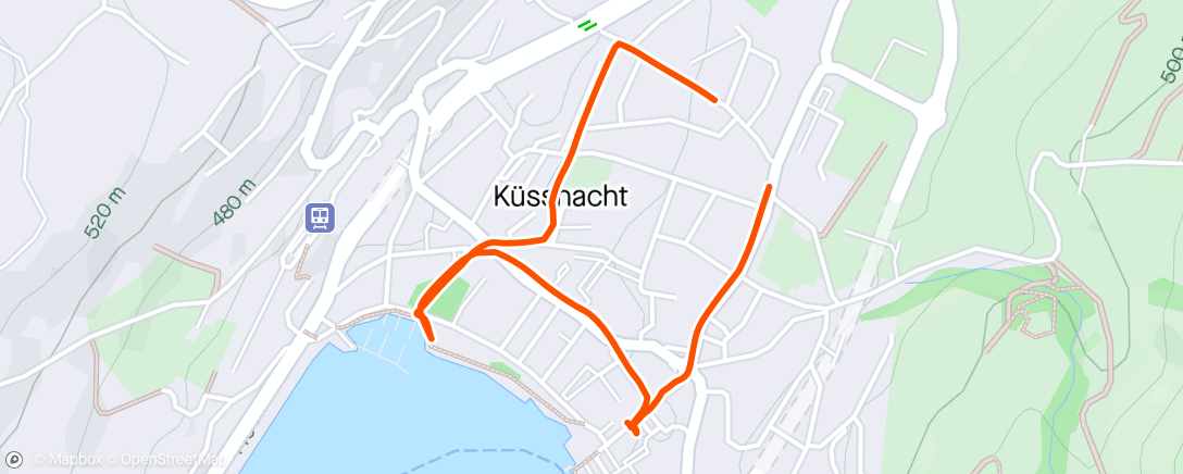 Karte der Aktivität „Lauf am Nachmittag”