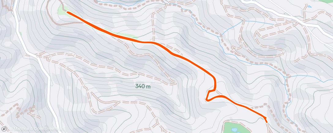 Map of the activity, Cleland Parkrun