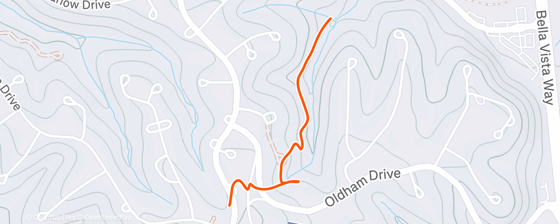 Map of the activity, Testing Corey’s new bike park bike