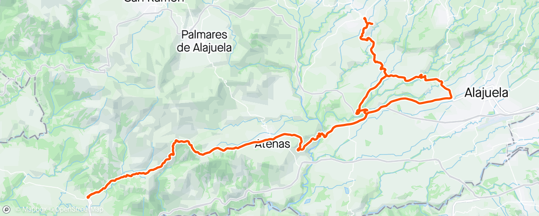 Map of the activity, Grecia San Mateo Aguacate