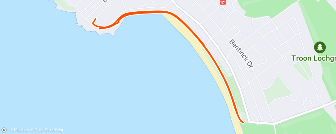 Mapa de la actividad (Morning Run)