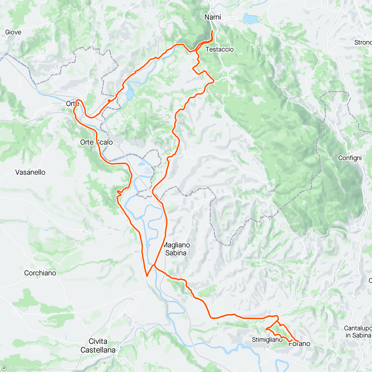 Map of the activity, La Noia