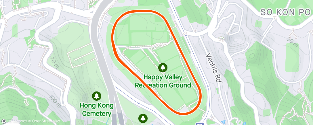 Map of the activity, Happy Valley 💃🩰