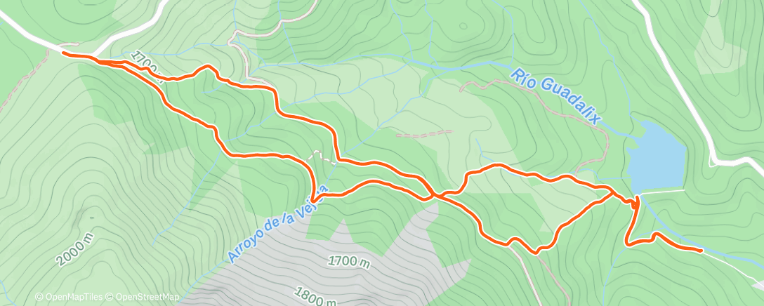 Карта физической активности (Embalse y Morcuera)