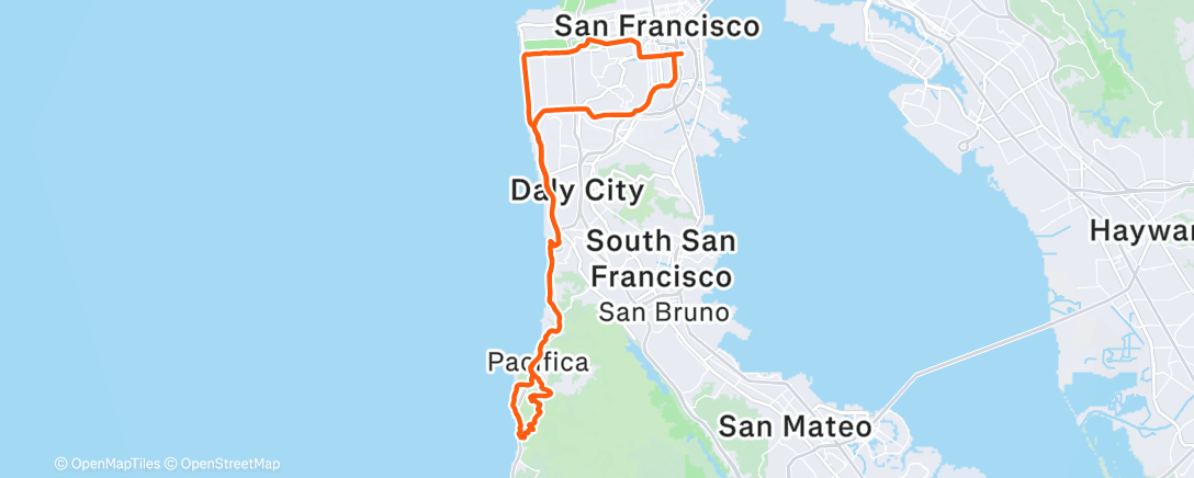 Map of the activity, Smooth Apes