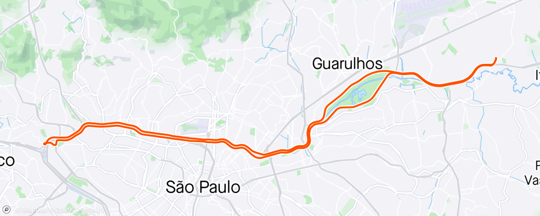 Map of the activity, Girinho até a Ponte Dos Remédios🚴💙