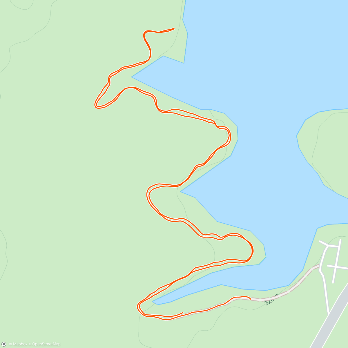 Mapa de la actividad, Gorewada Trail Run