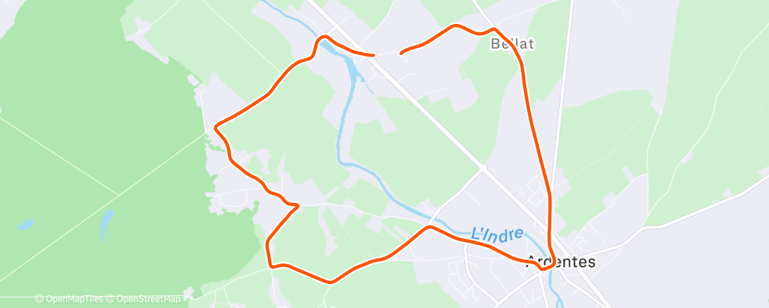 Map of the activity, EA