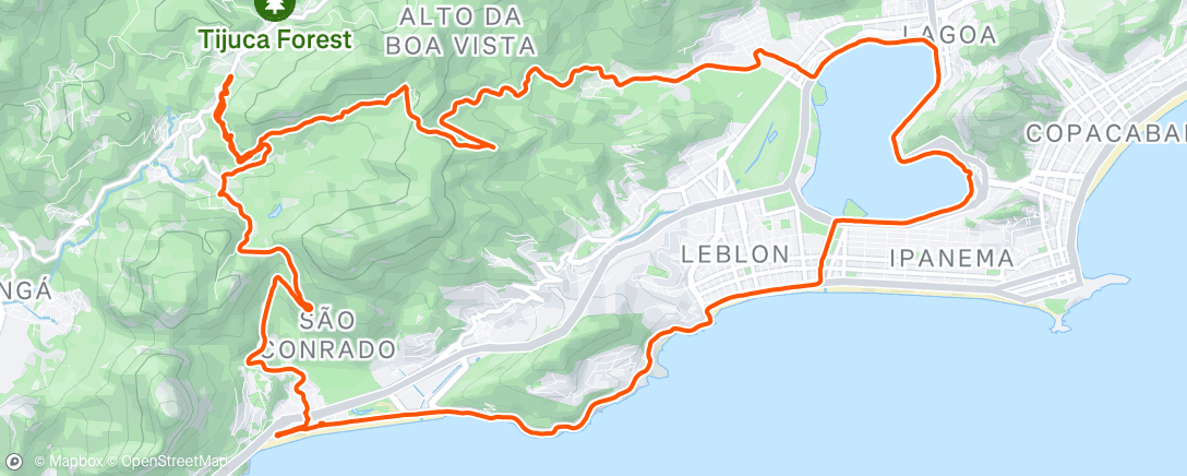 Map of the activity, Volta ao Mundo 