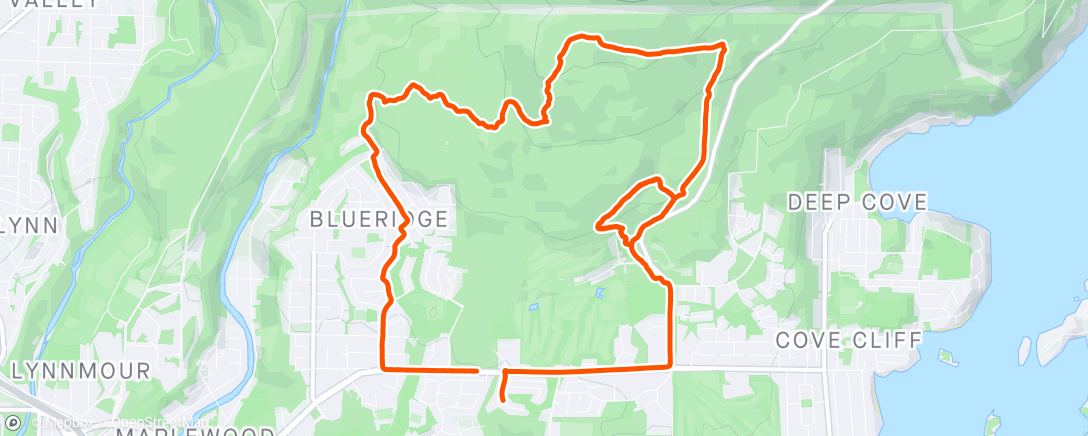 Map of the activity, First time mountain e-bike