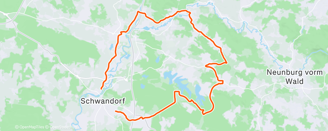Map of the activity, Fahrt am Nachmittag