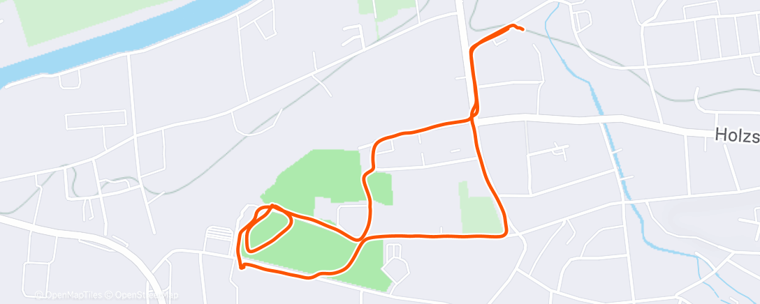 Map of the activity, Lunch Walk