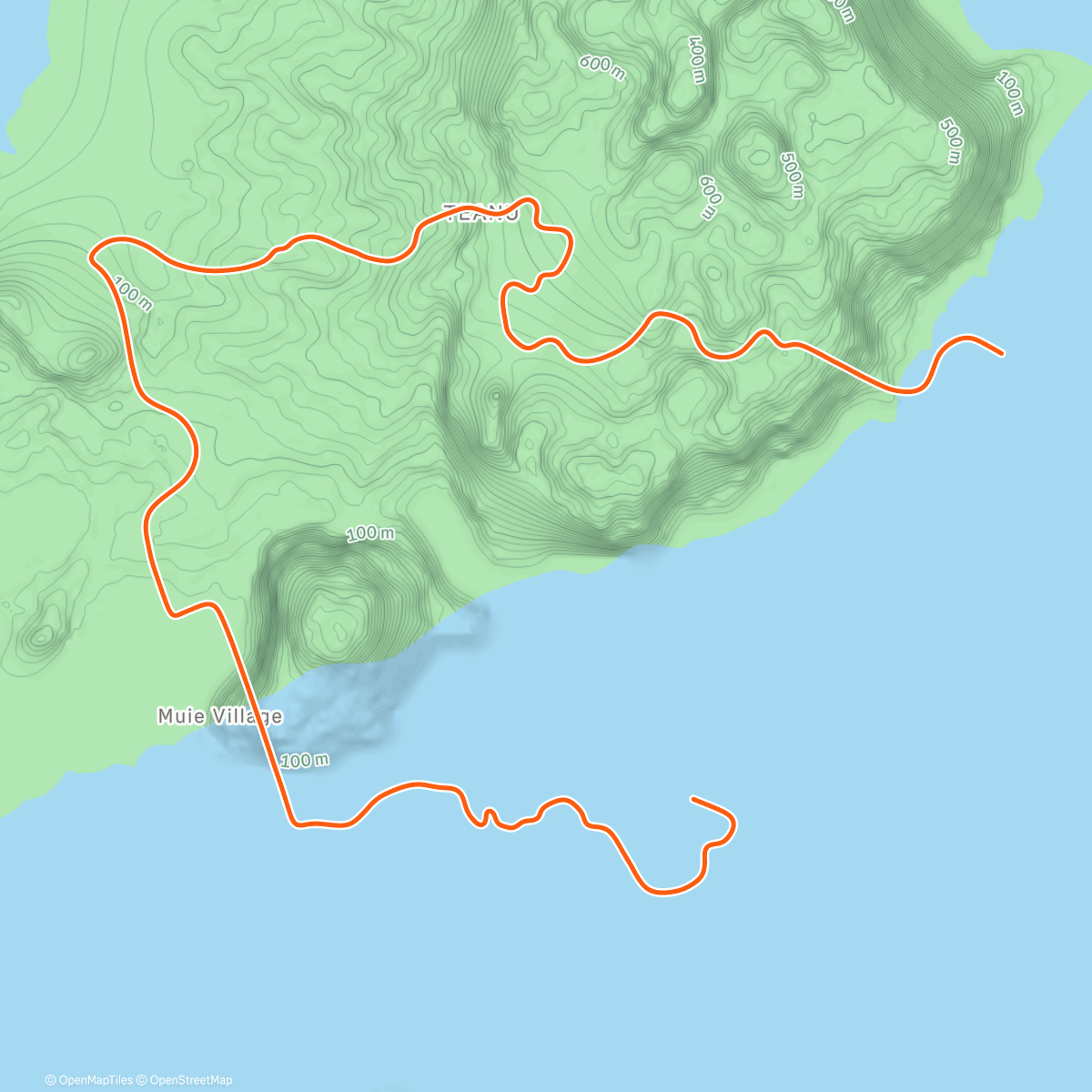 Map of the activity, Wiedereingliederung Versuch 1