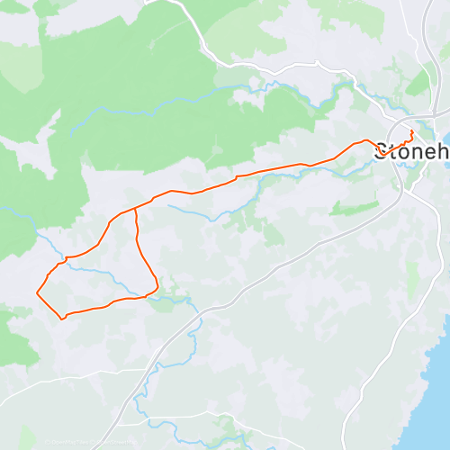 Wednesday Auchenblae Road Medium Route 39.0 km Cycling Route on Strava