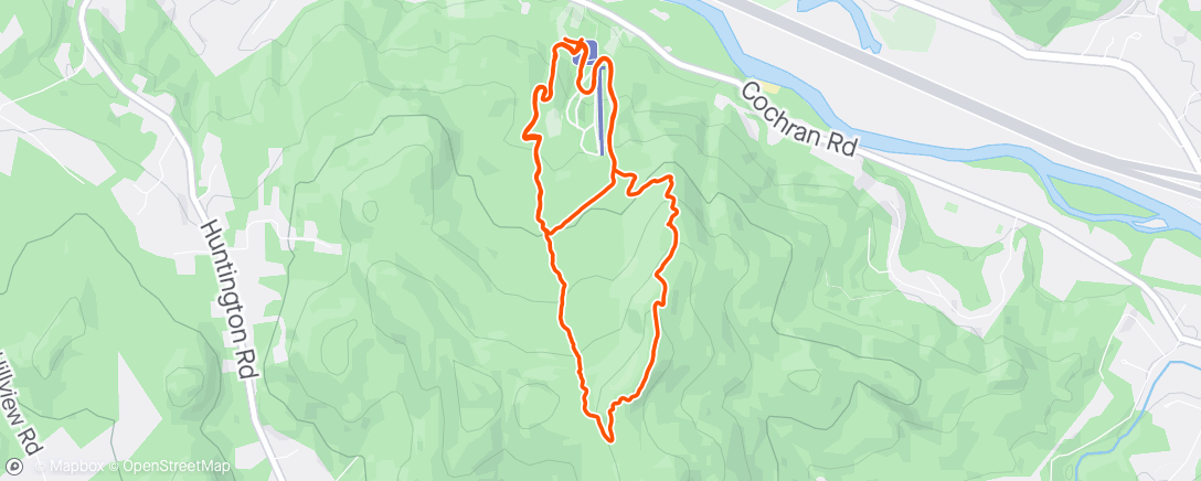 Mapa de la actividad, Sleepy Hollow Mtn Race, at Cochran’s