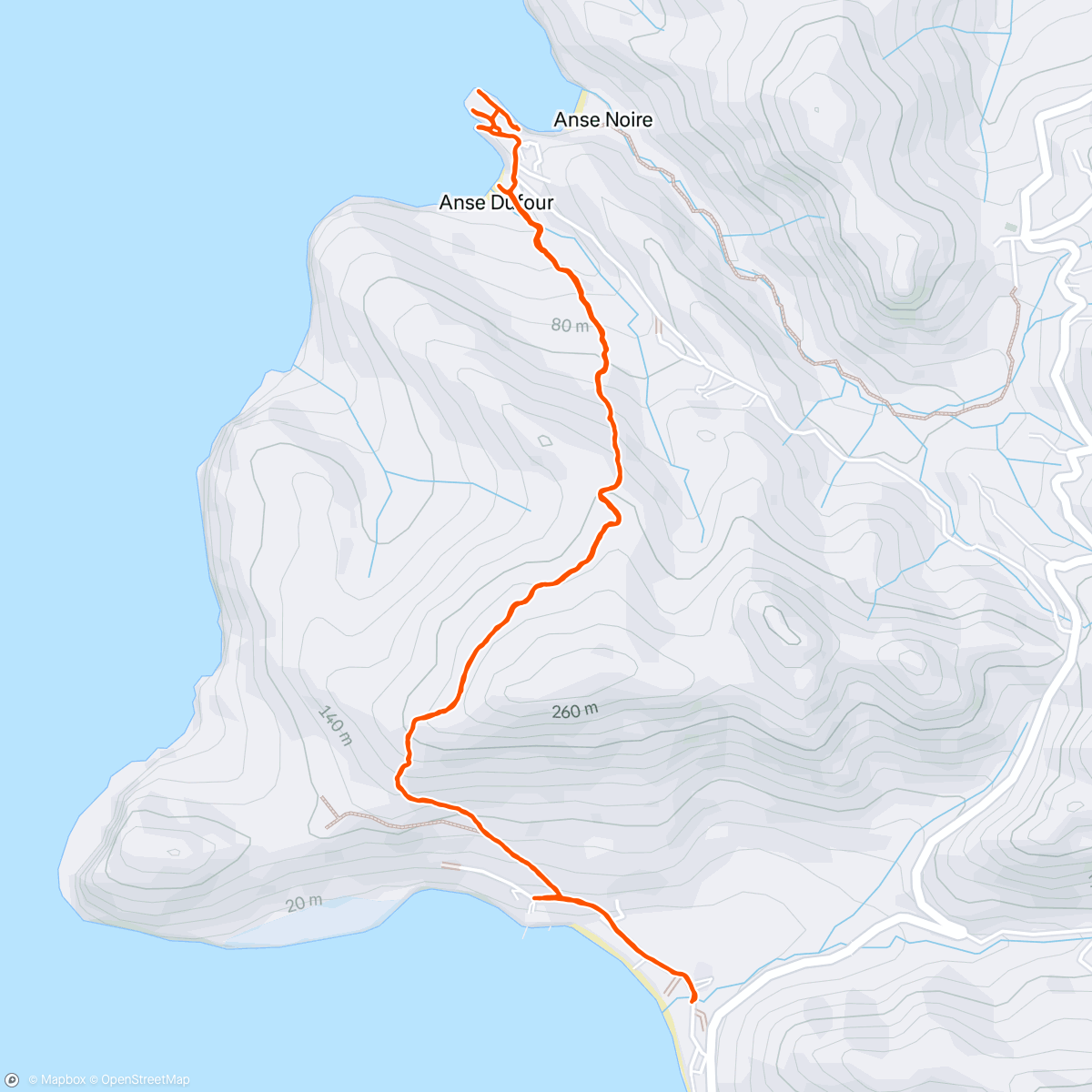 Map of the activity, Randonnée le matin