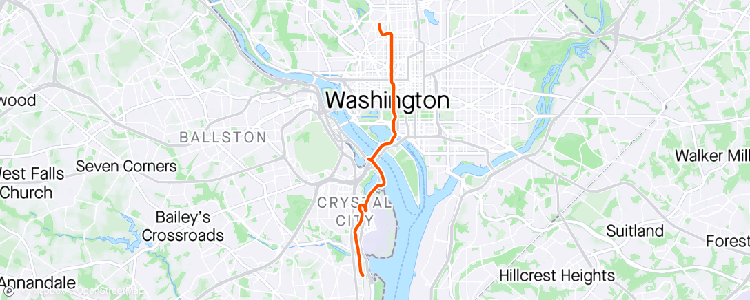 Map of the activity, Gorgeous day for a ride to work