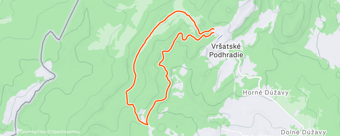 Карта физической активности (Afternoon Run)